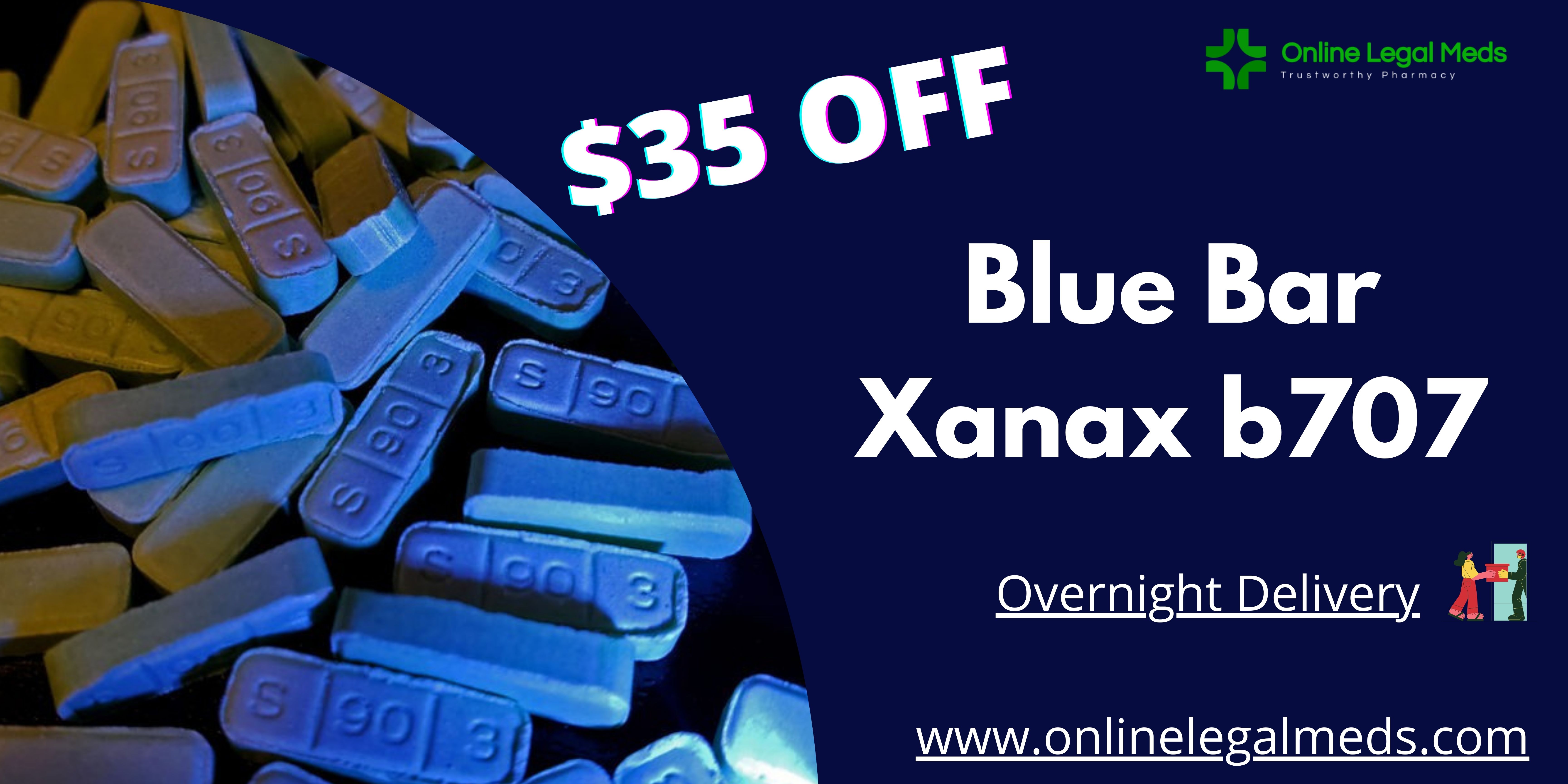 Blue Bar Xanax b707